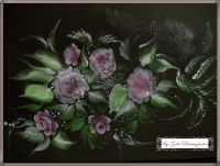 Blumen mit Acryl Farbe gemalt Gegenstände
