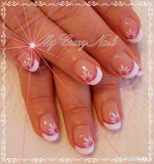 French Weiss mit Stamping