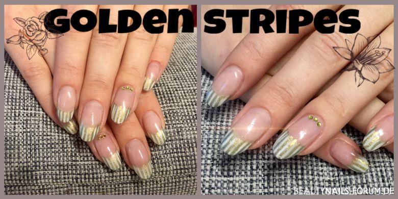 golden stripes - Frenchdesing & Stamping