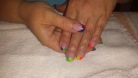 Rainbow Nails Gelnägel