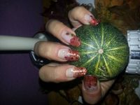 Meine Herbstnägel mit Acryl Herbst-Nägel