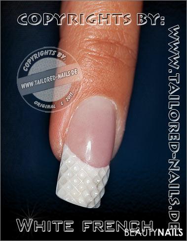 3D French Mustertips - French mal anders Nailart