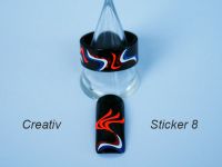 Creativ Sticker - WM mit Holland-Farben - 001 Mustertips