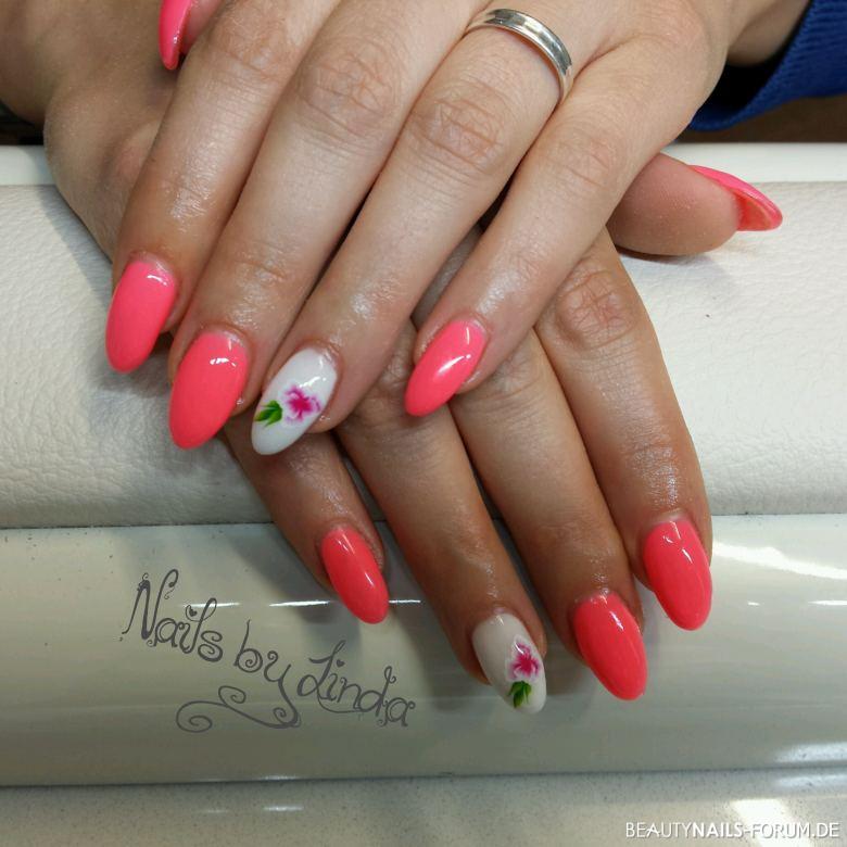 Fullcover neon Coral