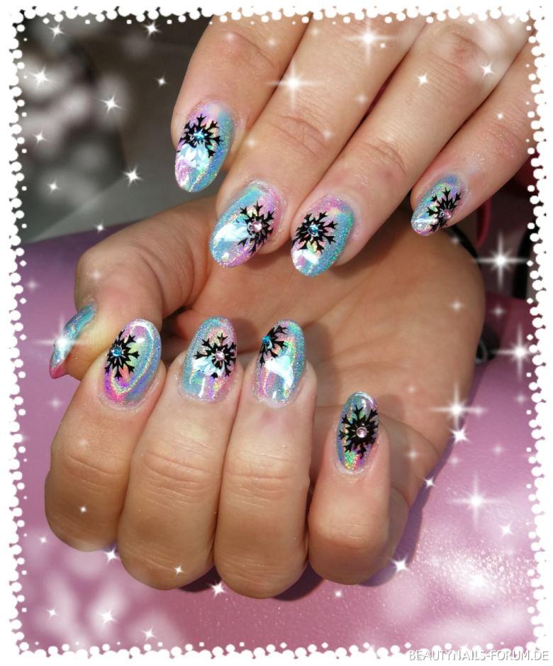 Holo-Pigment mit Stamping