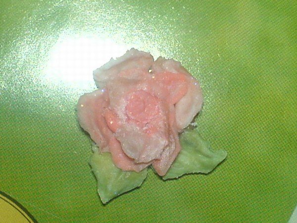  Acryl rose in Nageldesign