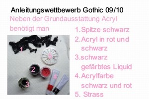 1 Anleitungen Gothic-Nails in Nageldesign