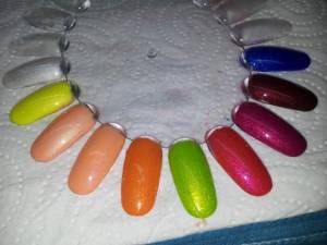 Gesamtbild Farbgele Tailored Nails in Zubehör