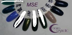 Die Farben sind nicht nach Nummern sortiert, aber unter der gleichen Nummer wie  Farbgele von MSE in Zubehör