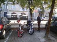 Die rot/schwarze ist meine jetzige Maschine letzten Sommer in Frankreich Motorradfahrer unter euch? in Small Talk