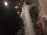 Schnee zu Hause Juhu es schneit in Small Talk