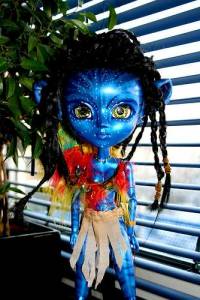 Pullip Doll Custom als  Neytiri aus  Avatar Meine Hobbies in Basteln