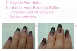 4 Anleitungen Gothic-Nails in Nageldesign
