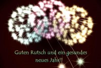 Guten Rutsch Merry X-Mas and a happy new Year in Small Talk