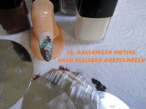 7 Wettbewerb - Anleitungen für Halloween Nailart in Nageldesign
