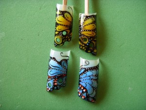 7. Schmetterlinge / Butterfly Nailart Schmetterling Nailart Anleitung (Bilder) in Nageldesign