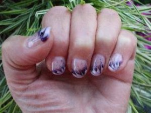  Anfänger Nail Art in Lila in Anfänger Nageldesign