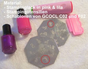 Material 2 Step by Step bunter Schmetterling in Nageldesign