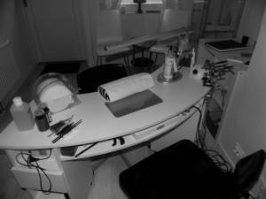 Mein Tisch Neben an  ein Nagelstudio in Nagelstudio