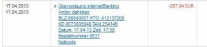 Online Zahlung SB bei Nailcode 08.04. - 12.04.2013 18 Uhr in Sammelbestellungen