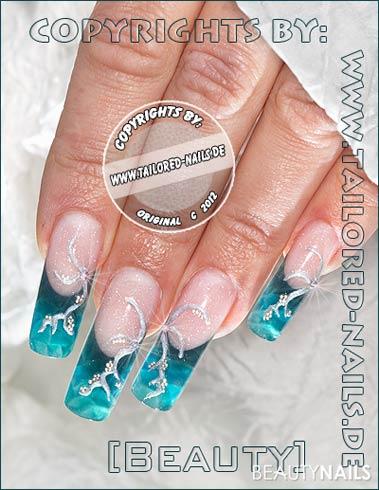 Acrylnägel Türkis Acrylnägel - Beauty Nails Nailart