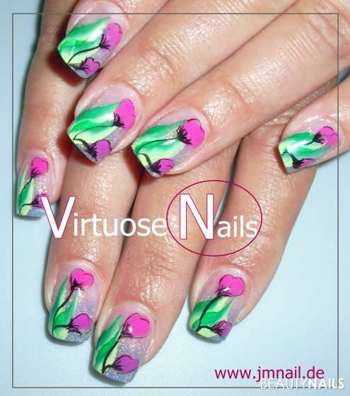 Glitzer & Blümlis Acrylnägel - Acryl Nailart