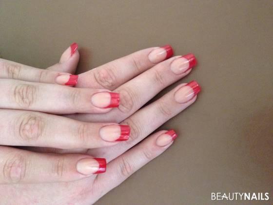 Rote Frenchnails