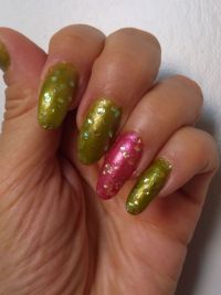 Der Frühling kommt mit grün und pink Frühling- & Sommer