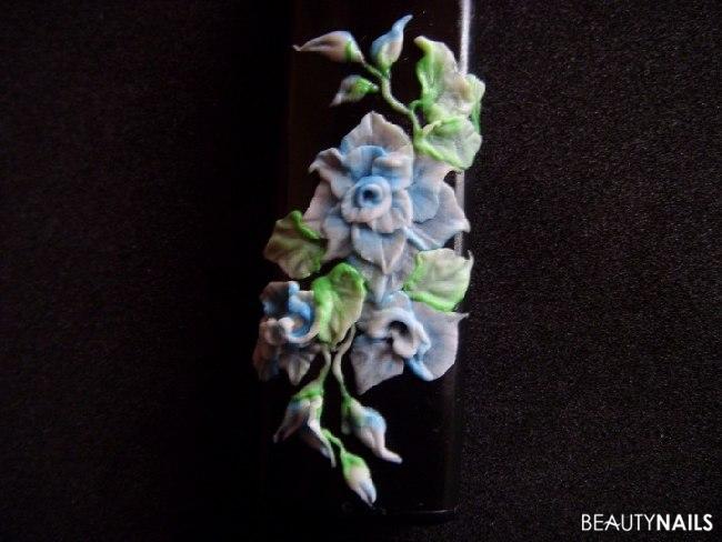 Acrylblumen Gegenstände - Acrylblumen, erste Versuche Nailart