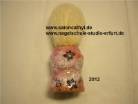 Goldglitzer & Blumen Staubpinsel mit Airbrush Gegenstände