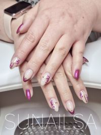 Beere Gold Gelnägel