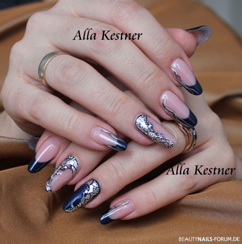 50 Blaue Nagel Bilder Mit Nailart 21