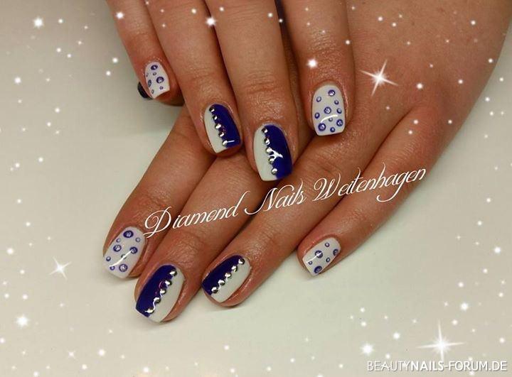 50 Blaue Nagel Mit Tollem Nageldesign Blaue Ideen