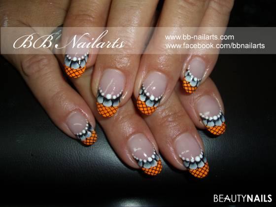 Gittermix Gelnägel - HNC Nailart