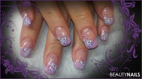 Lila French mit doppel-Stamping