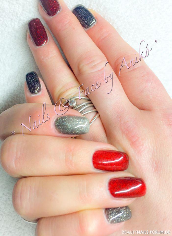 Magic Nails in Black & Red Thermo