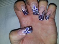 Meine Nägel, Design von Sarah stibitzt :) und abgewandelt Gelnägel