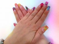 Multi-Colour-Nails Gelnägel