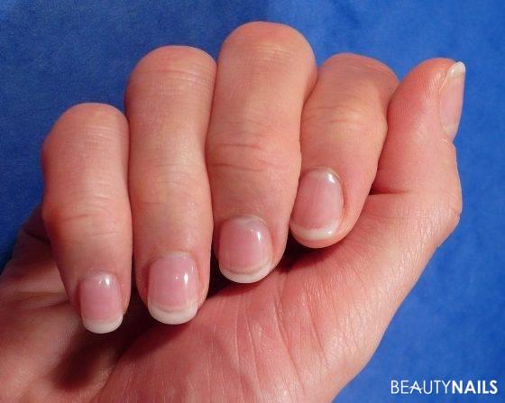 Natürliche Gelnägel mit softem French bei Mann Gelnägel - Hier meine ersten Naturnagel-verstärkten Gelnägel   Nailart