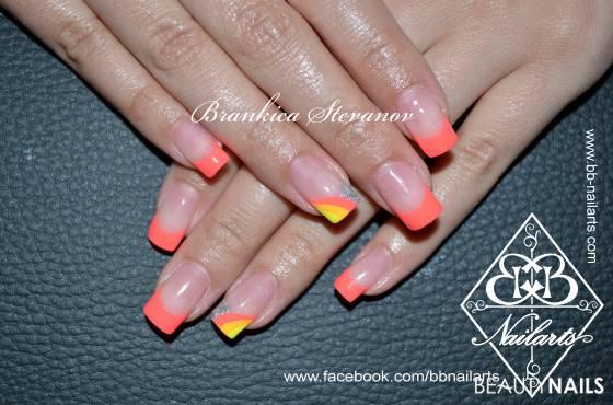 neon holidays Gelnägel - was fürn urlaub Nailart