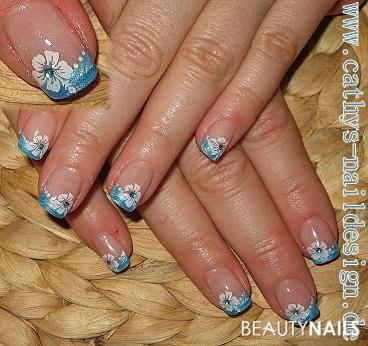Pearly Blue mit Stamping
