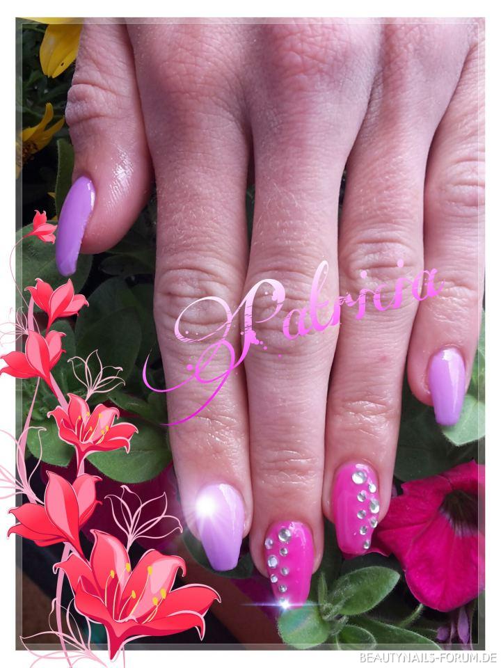 Pink Ballarina Nails als Fullcover