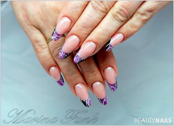 refill mit design und formwechsel Gelnägel - refill mit design und formwechsel Nailart