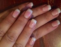 Schlichte French Nails Gelnägel