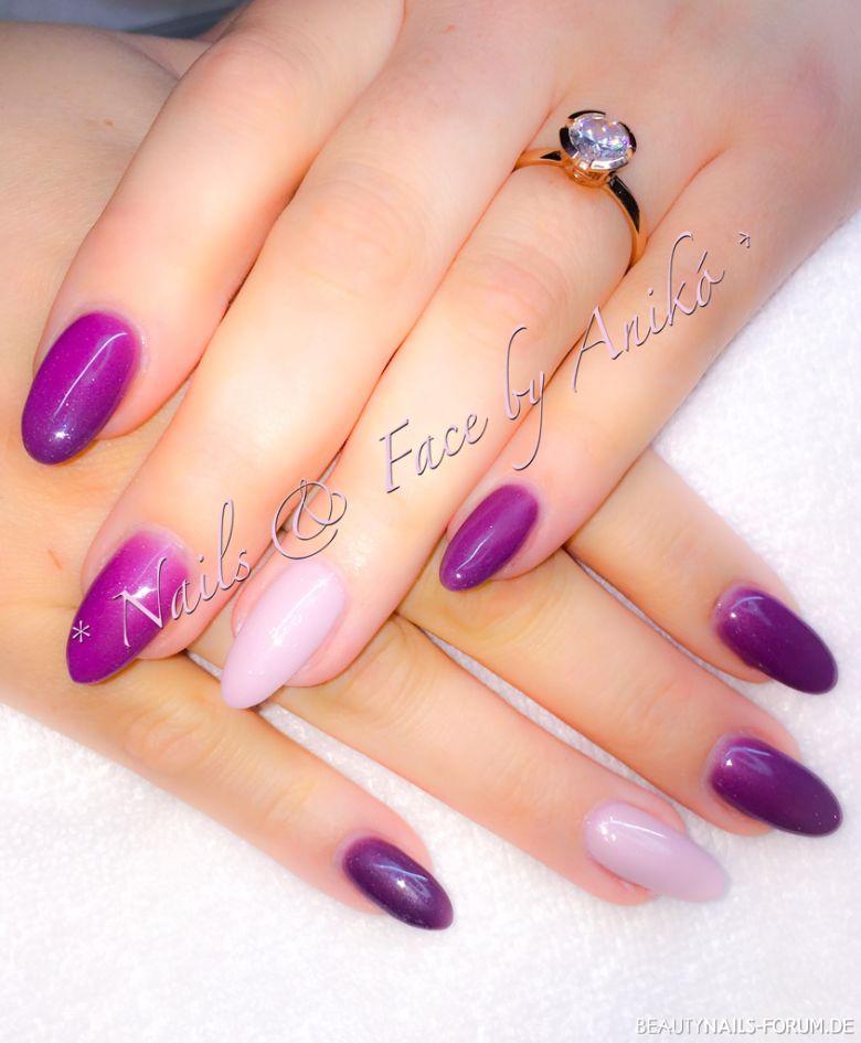Thermo-Colors - Violet-Glitter & Pink