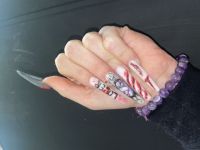 Halloween nails Pennywise / Es / IT inspiriert Halloween Nägel