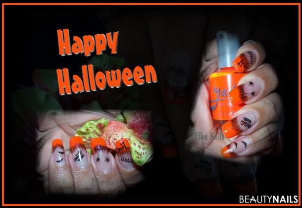 Happy Halloween Halloween Nägel - Acryl CDN,Nail Polish,Stickers Nailart
