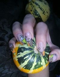 Autumn Design-Pumpkin Smash :-) Herbst-Nägel