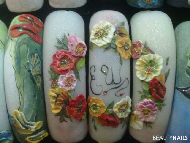 acryl design - 001 Mustertips - arbeit von elena shanskaya Nailart