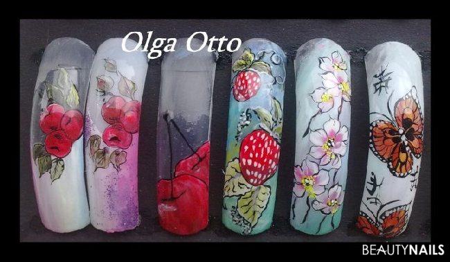 Design mit Gel III - 002 Mustertips - alle designe mit gel gemacht Nailart